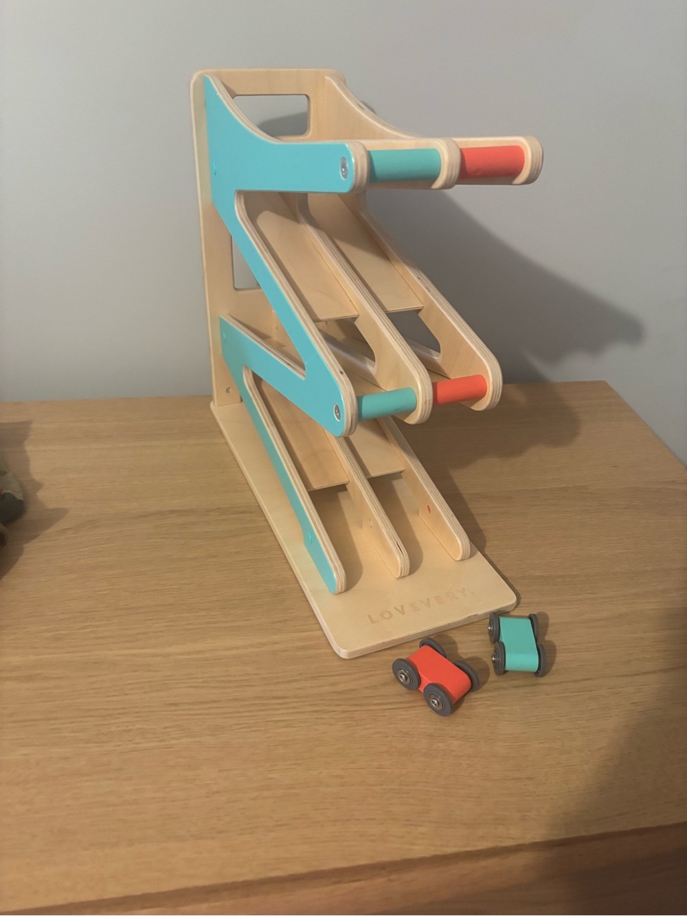 Lovevery Wooden Ramp Racer Toy